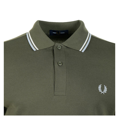 Twin Tipped Polo Shirt Lawn Green