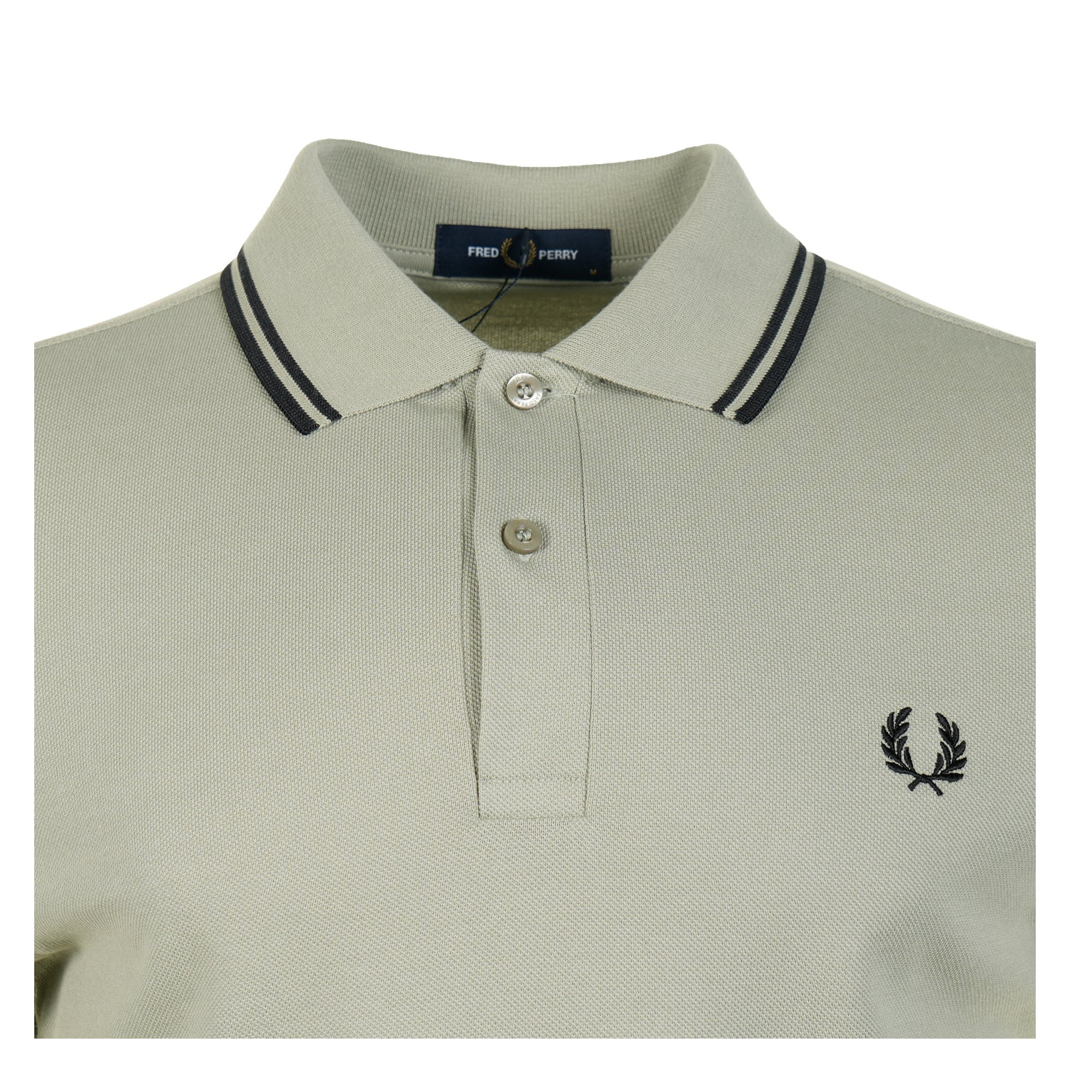 Twin Tipped Polo Shirt Seagrass Black