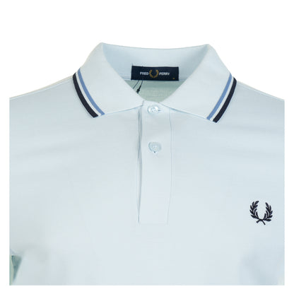 Twin Tipped Polo Shirt Light Ice
