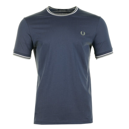 Twin Tipped T Shirt Dark Airforce / Ecru / Seagrass
