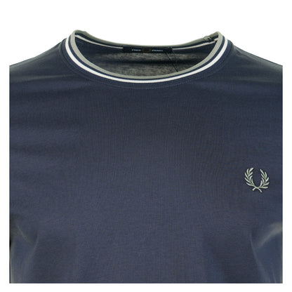Twin Tipped T Shirt Dark Airforce / Ecru / Seagrass