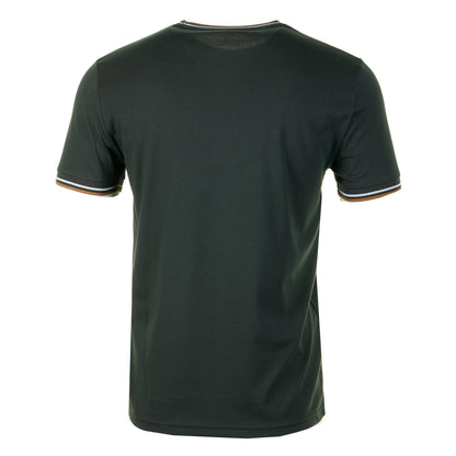 Twin Tipped T Shirt Night Green / Dusk Blue / Dark Caramel
