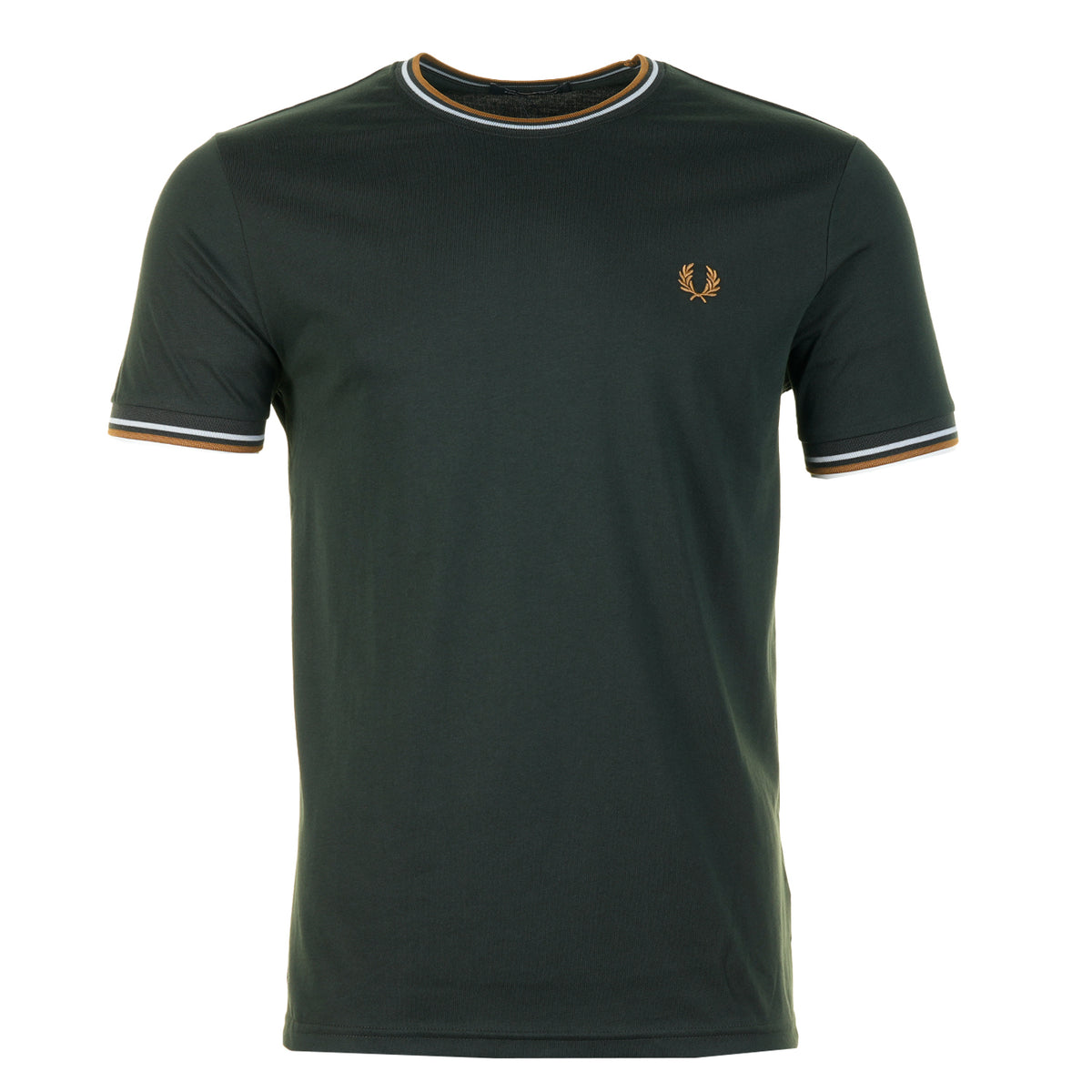 Twin Tipped T Shirt Night Green / Dusk Blue / Dark Caramel