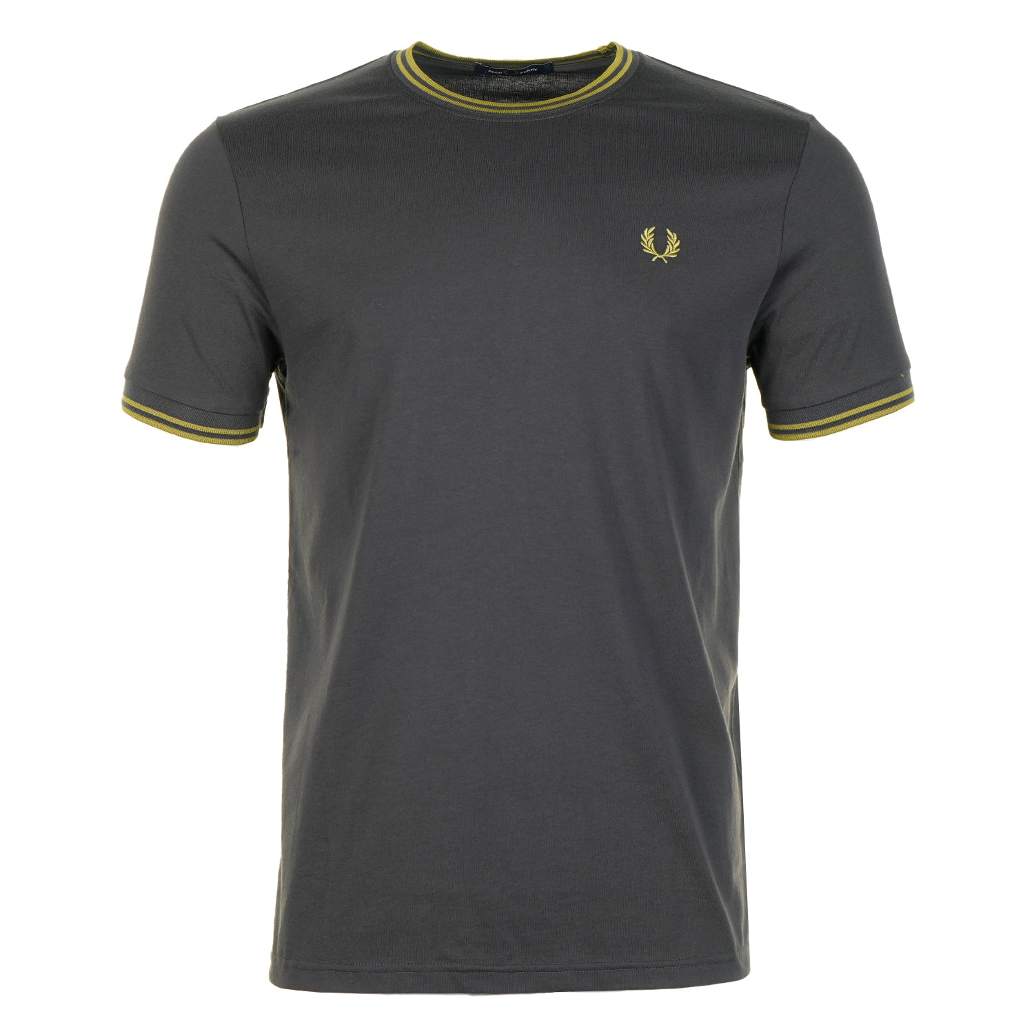 Twin Tipped T Shirt Anchor Grey / Tennis Ball Yellow