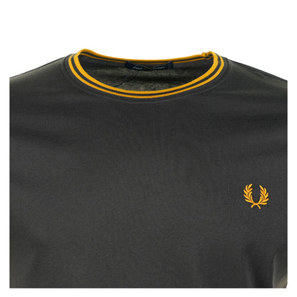 Twin Tipped T Shirt Anchor Grey / Golden