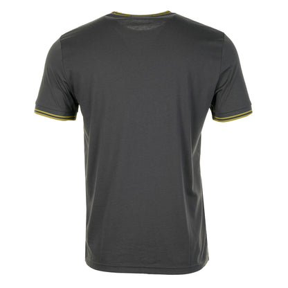 Twin Tipped T Shirt Anchor Grey / Tennis Ball Yellow