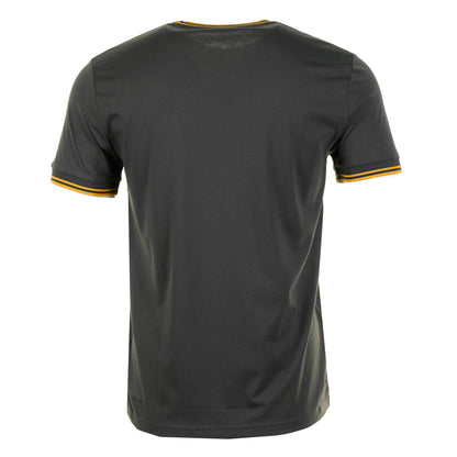 Twin Tipped T Shirt Anchor Grey / Golden