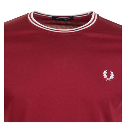 Twin Tipped T Shirt Burnt Red