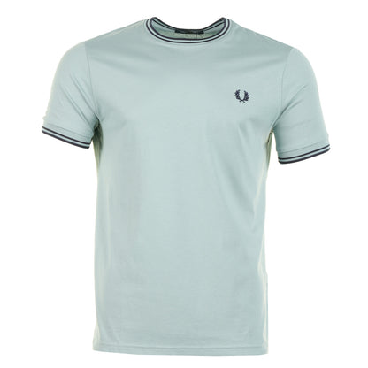 Twin Tipped T Shirt Silver Blue / Dark Airforce