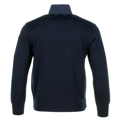 Typhoon Re Stretch 4x4 Wool Full Zip Jumper Navy