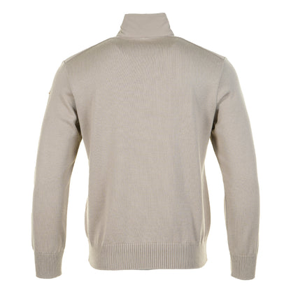 Typhoon Re Stretch 4x4 Wool Half Zip Jumper Beige
