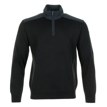 Knitted Typhoon Re Stretch 4x4 Half Zip Black