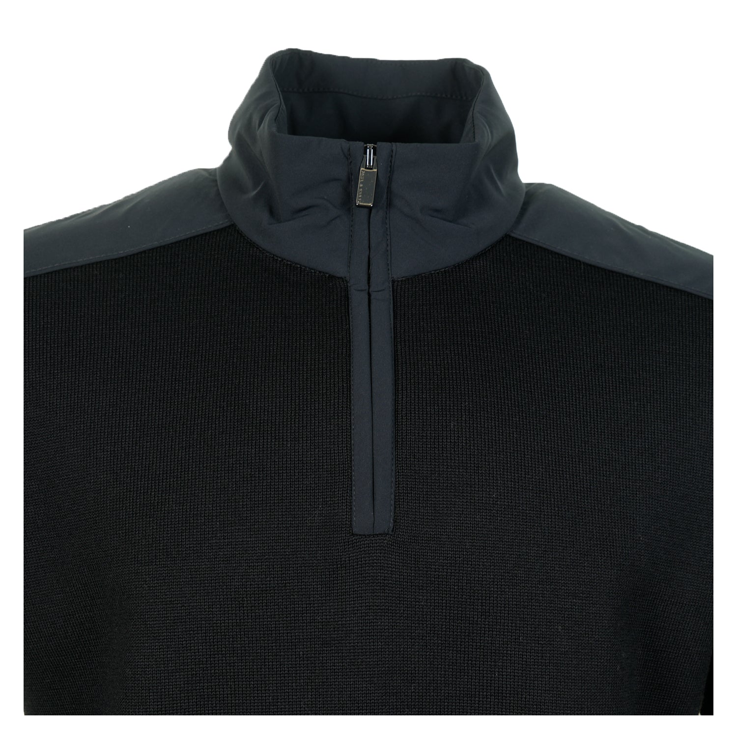 Knitted Typhoon Re Stretch 4x4 Half Zip Black