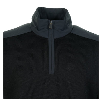 Knitted Typhoon Re Stretch 4x4 Half Zip Black