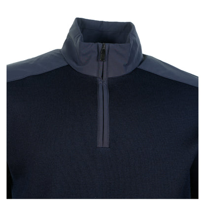 Knitted Typhoon Re Stretch 4x4 Half Zip Navy