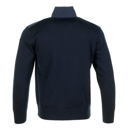 Knitted Typhoon Re Stretch 4x4 Half Zip Navy
