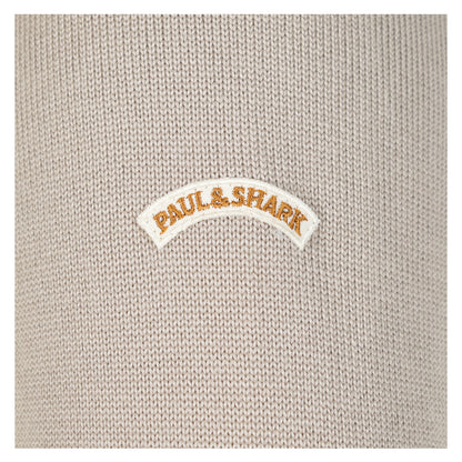 Typhoon Re Stretch 4x4 Wool Half Zip Jumper Beige