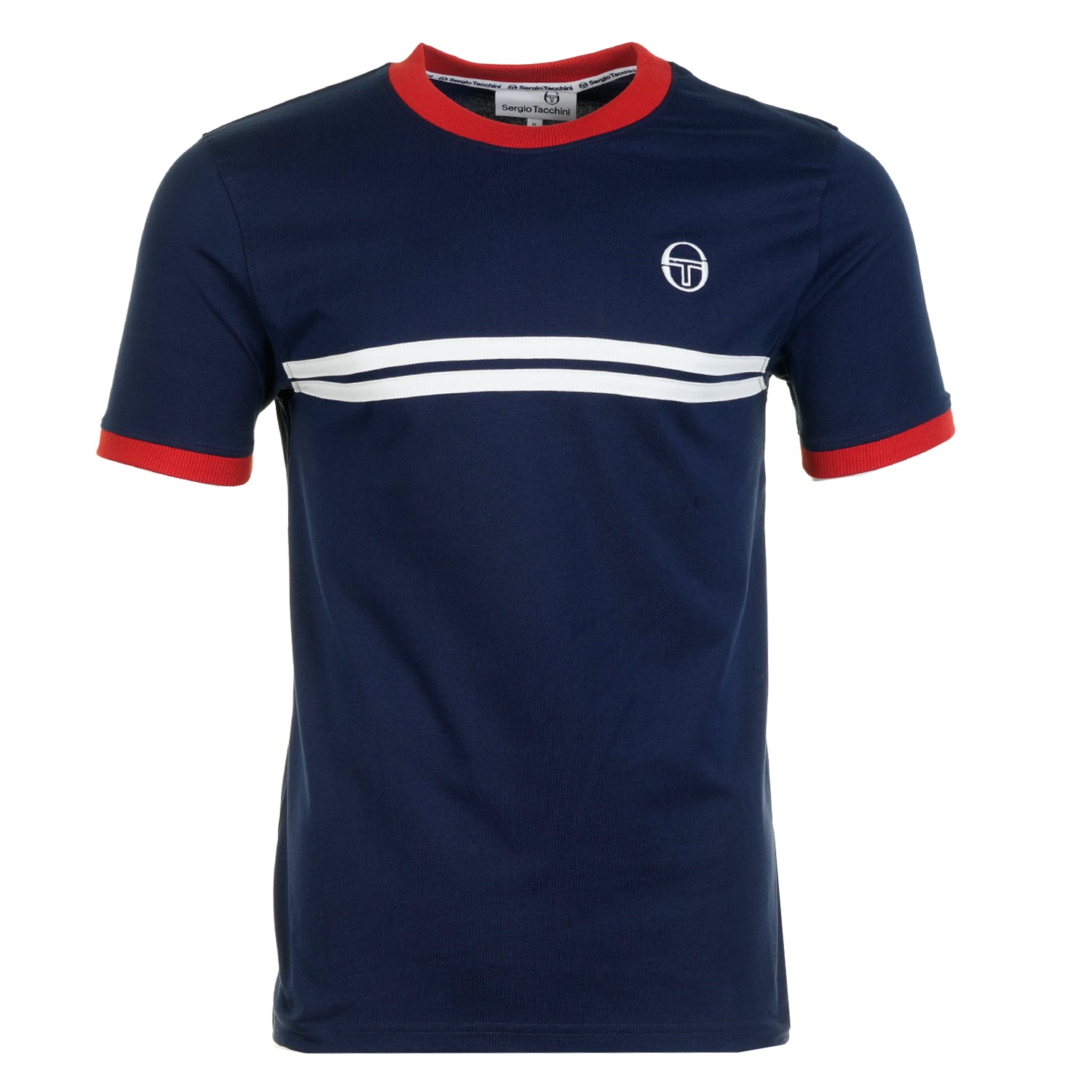 Supermac Short Sleeve Tee Maritime Blue / Adrenaline Rush