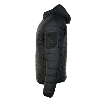 Urbanex Full Zip Hooded Padded Jacket Black