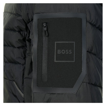 Urbanex Full Zip Hooded Padded Jacket Black