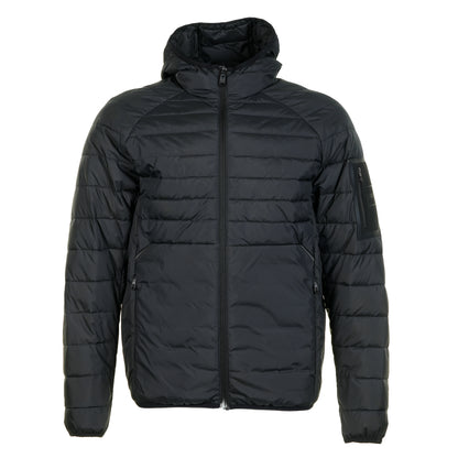 Urbanex Full Zip Hooded Padded Jacket Black