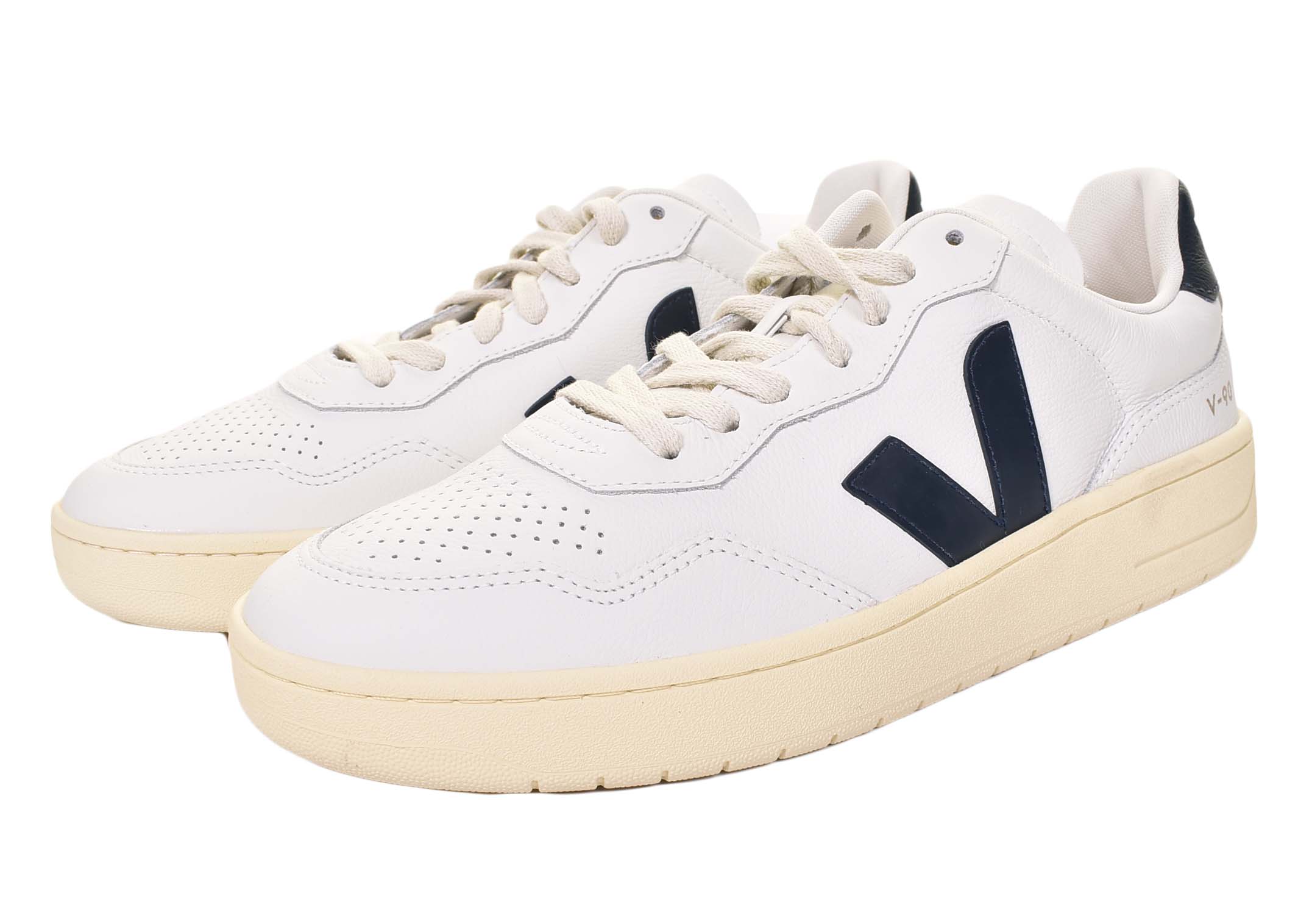V-90 O T Leather Trainers Extra White Nautico