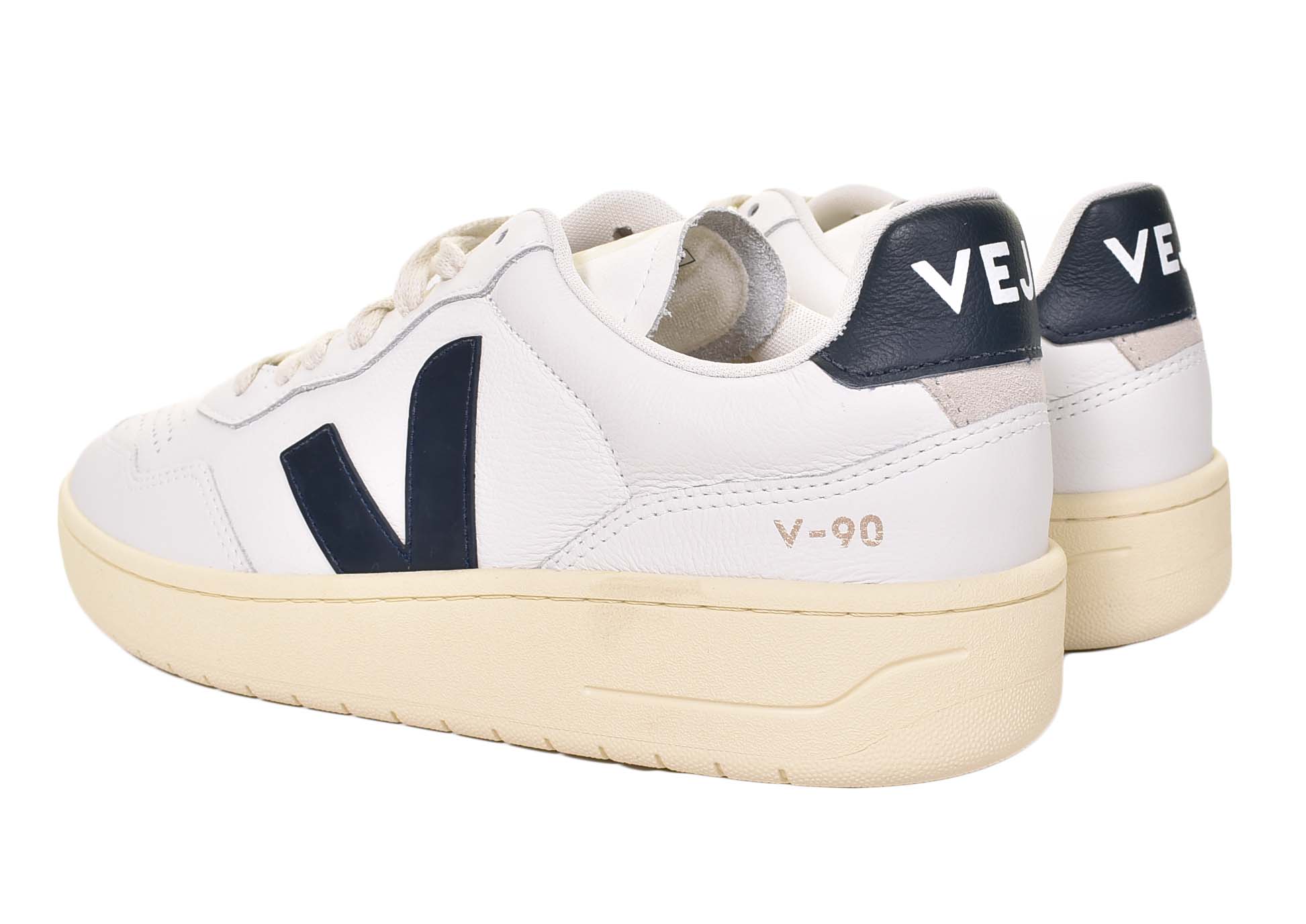 V-90 O T Leather Trainers Extra White Nautico