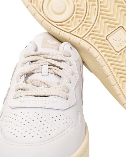 V-90 O T Leather Trainers Extra White Natural