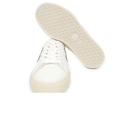 Campo Leather Trainers Extra White Khaki