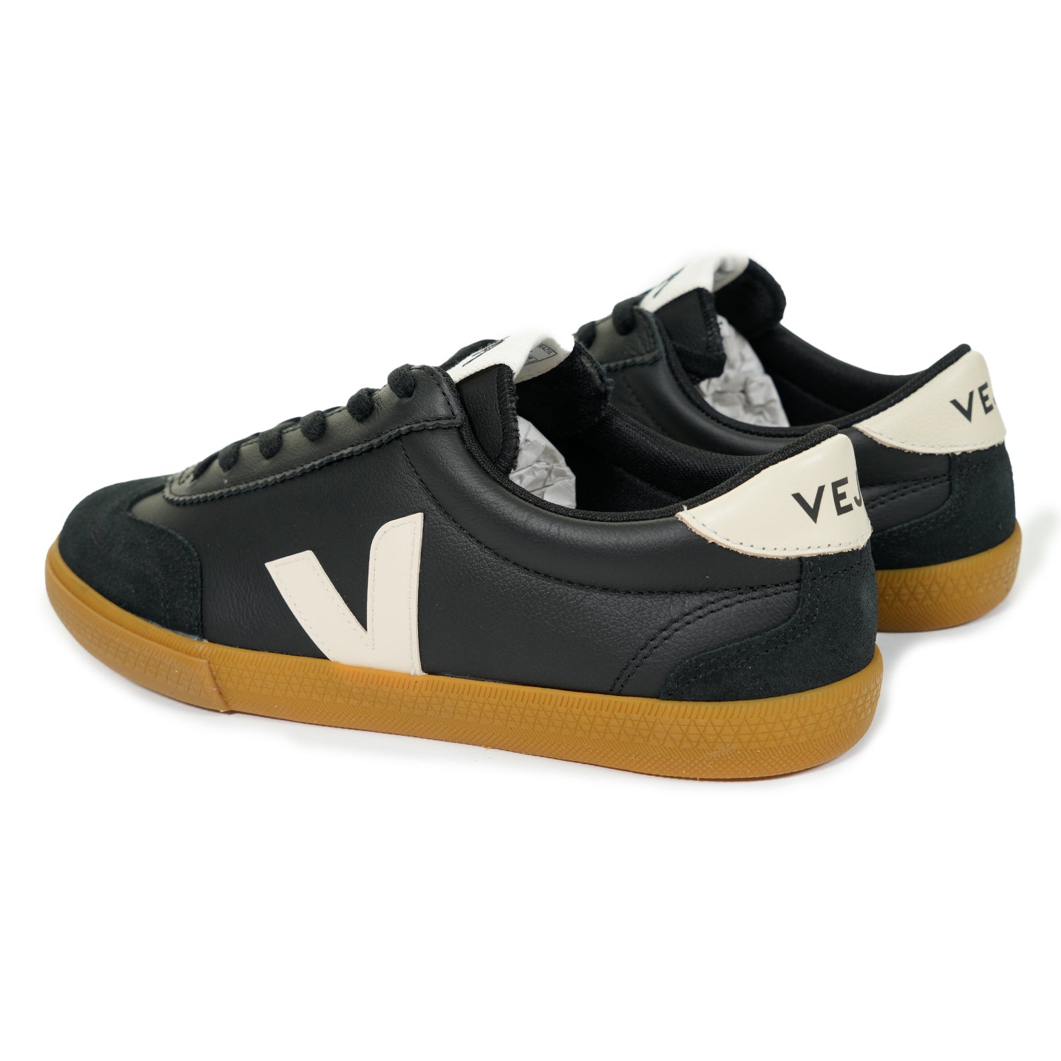 Volley Leather Black Pierre