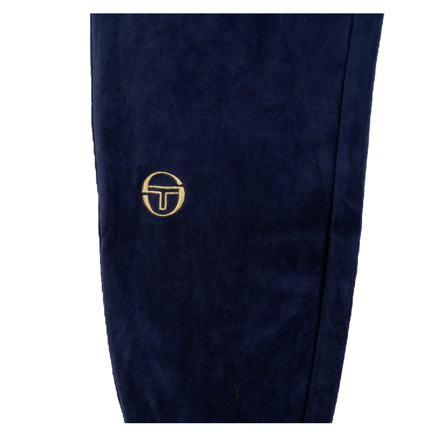 Court Velour Track Pants Maritime Blue Gardenia