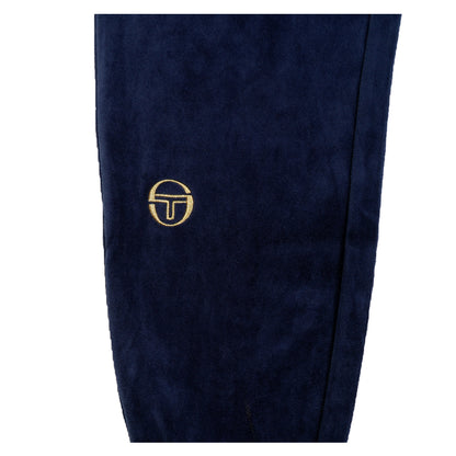 Court Velour Track Pants Maritime Blue Gardenia