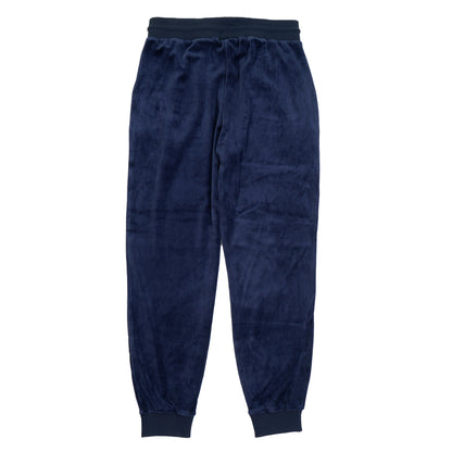 Court Velour Track Pants Maritime Blue Gardenia