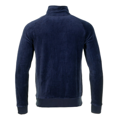Court Velour Track Top Maritime Blue Gardenia