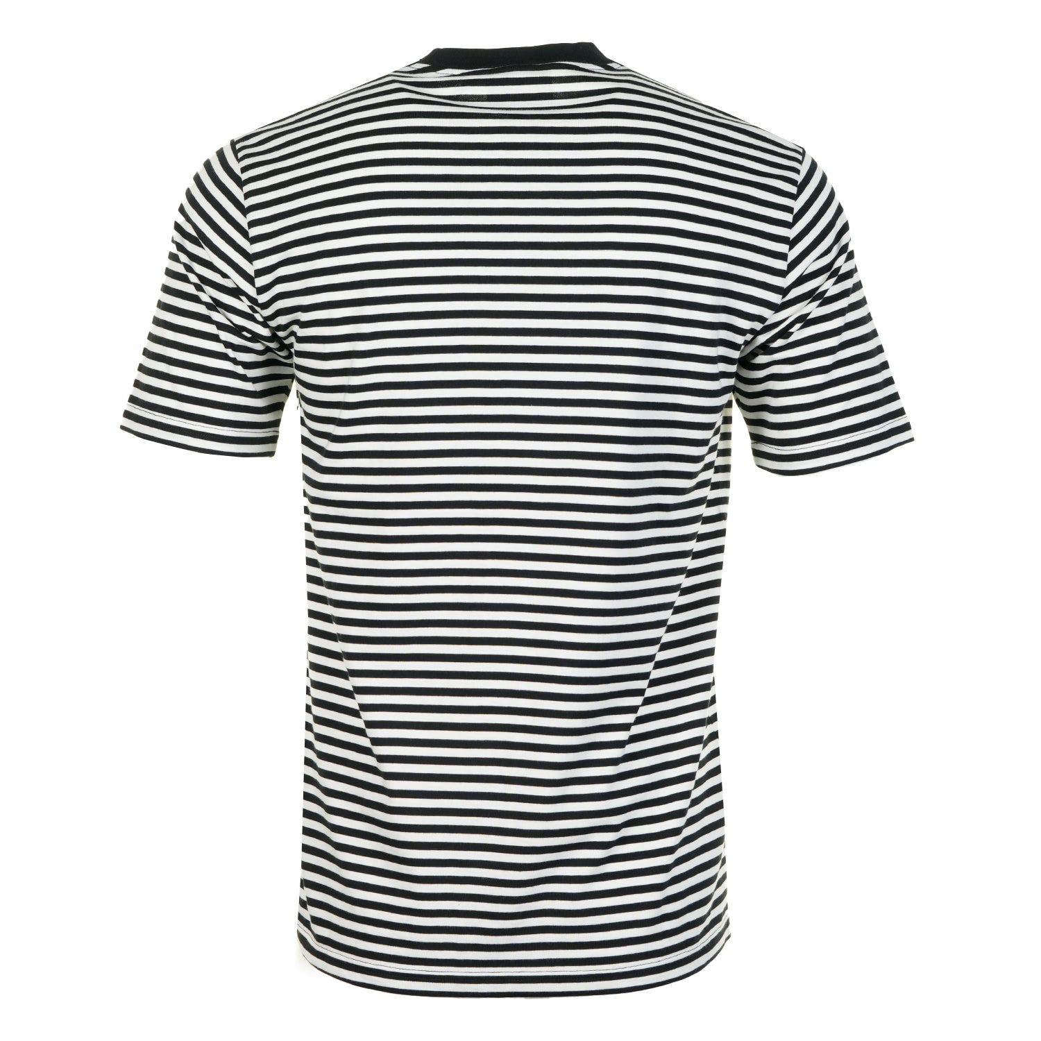 Verner Pocket Stripe T Shirt Wax Black