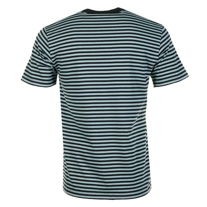 Verner Pocket Stripe T Shirt Citadel Black