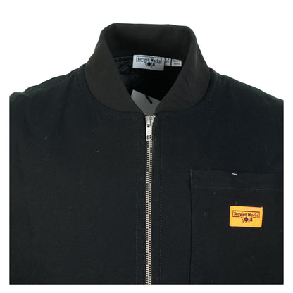 Canvas Work Vest Black