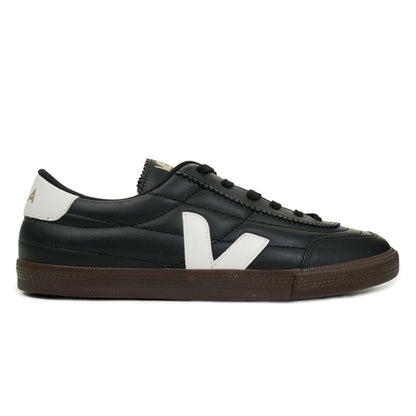 Panenka Leather Trainers Black White