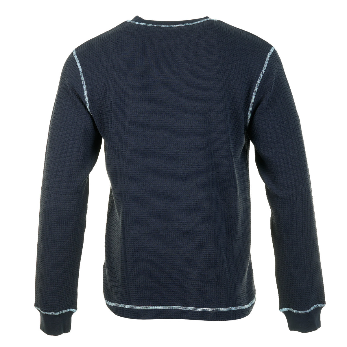 Waffle Contrast Thermal LS Tee Navy / Blue