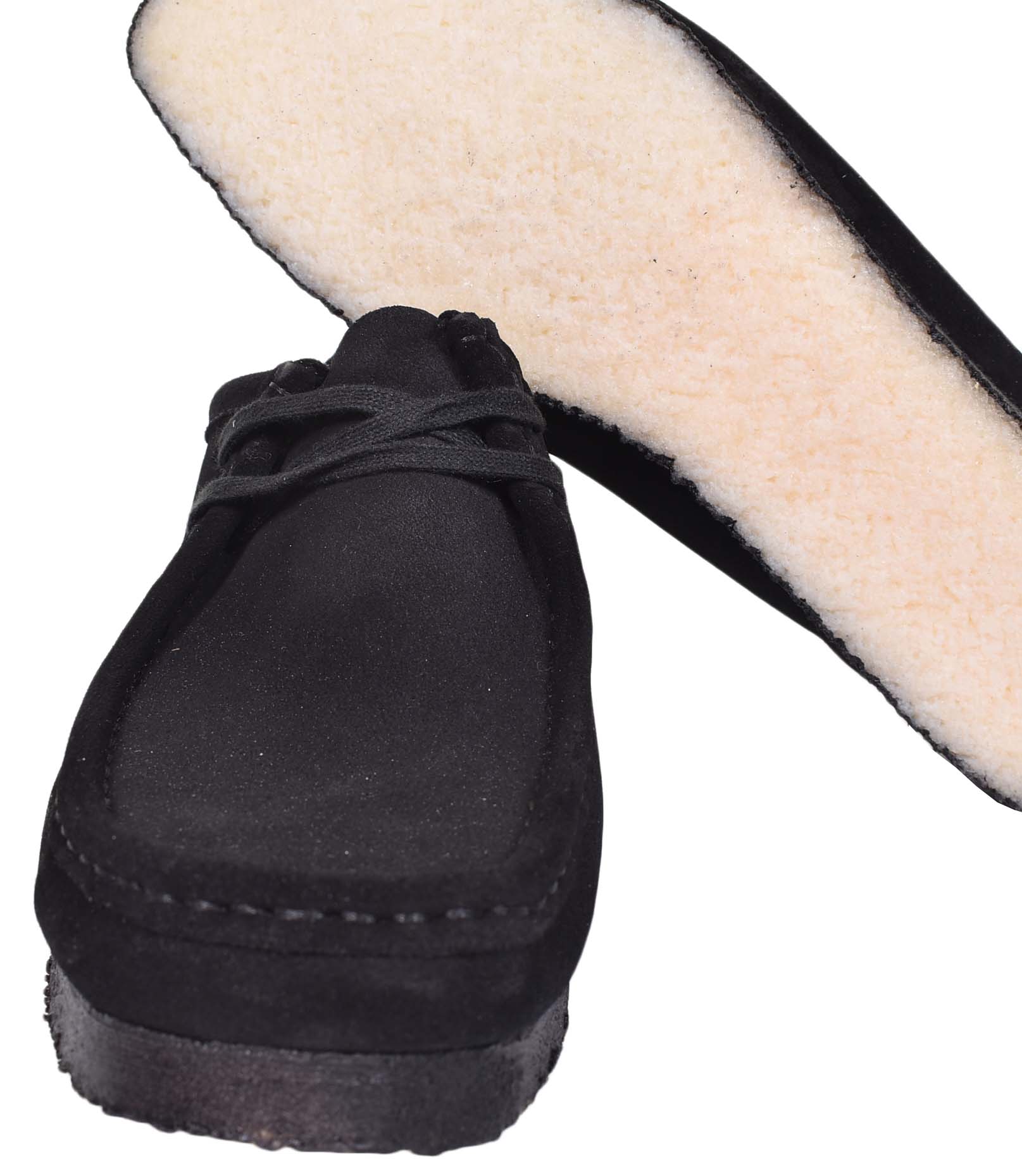 Wallabee Suede Shoe Black
