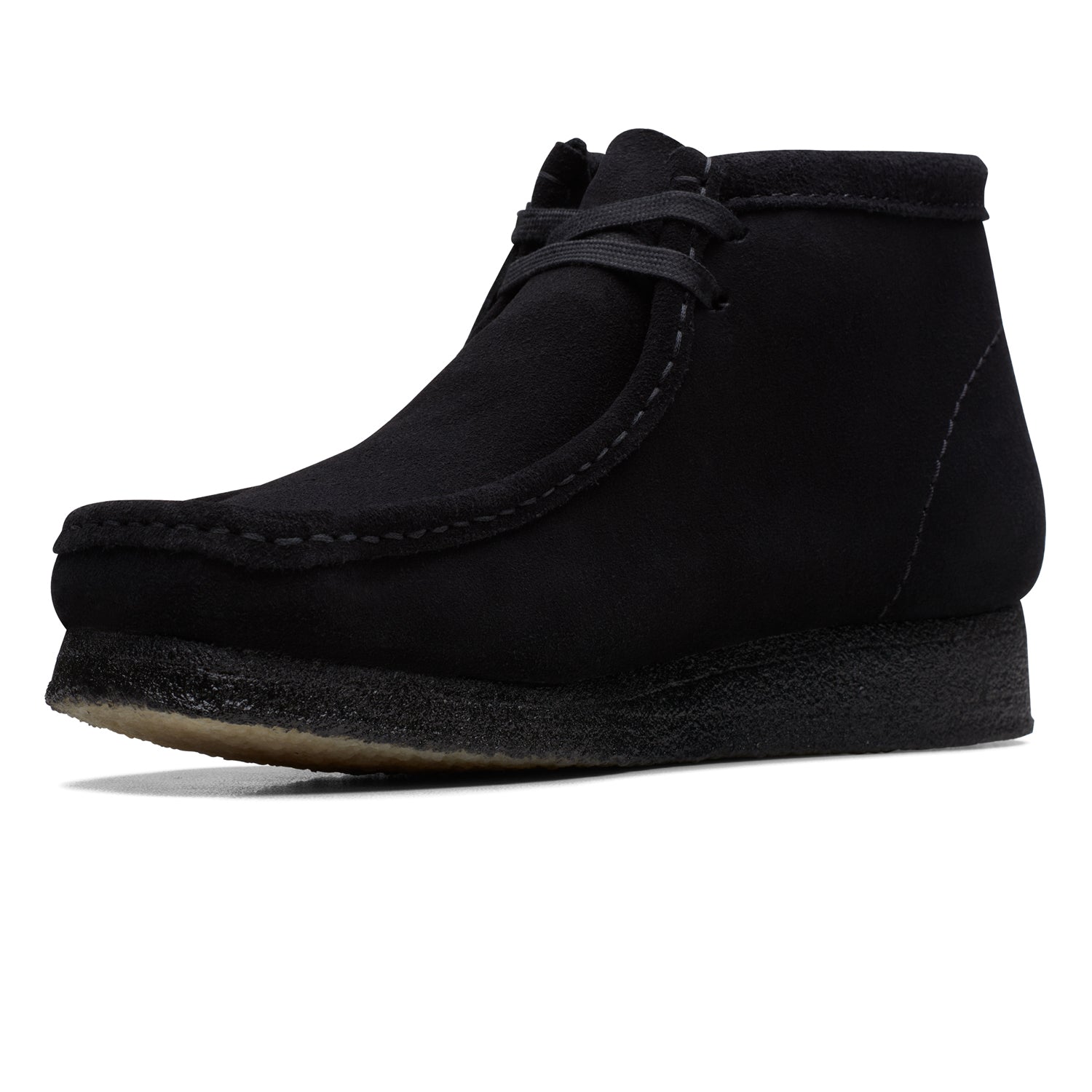 Wallabee Boot Black Suede