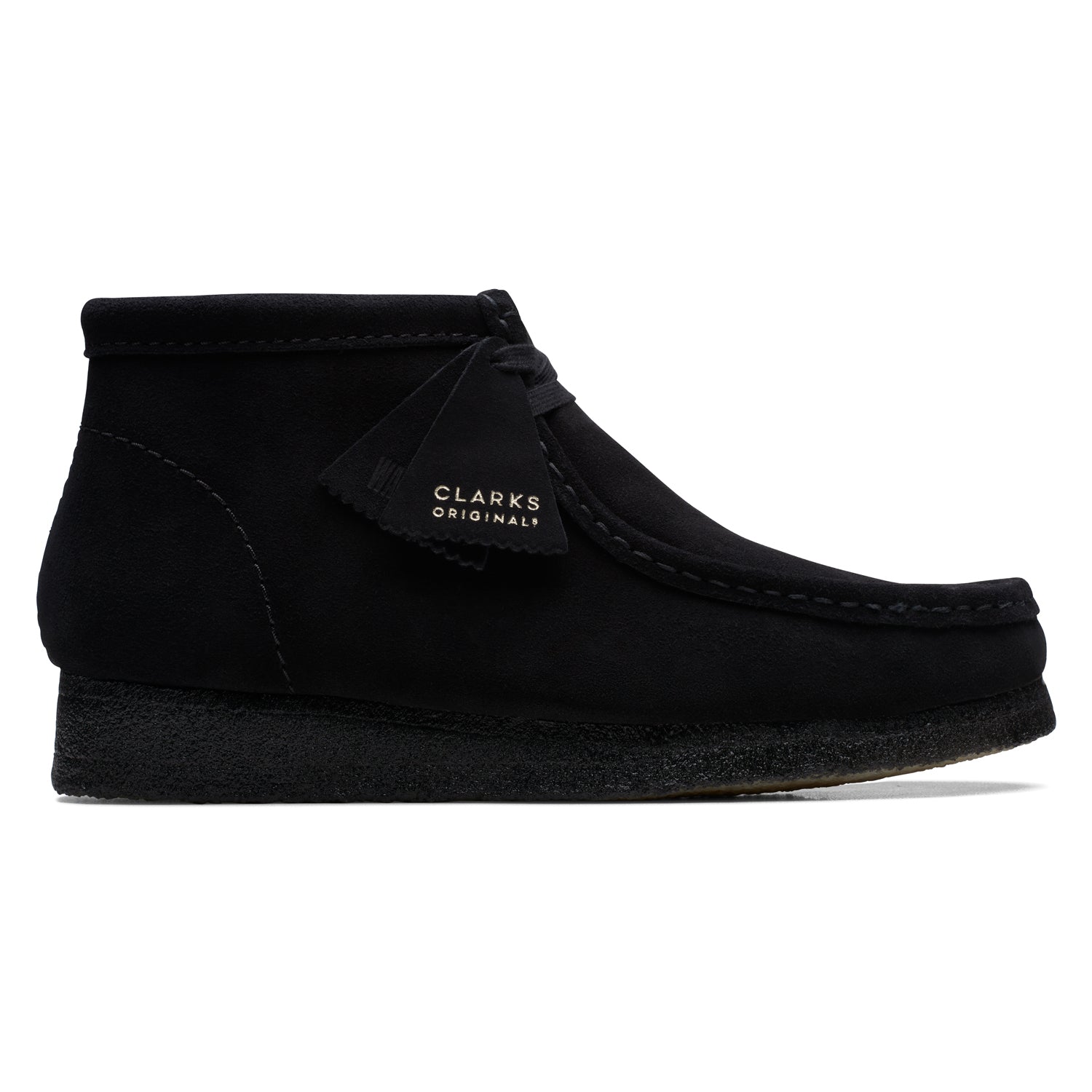 Wallabee Boot Black Suede