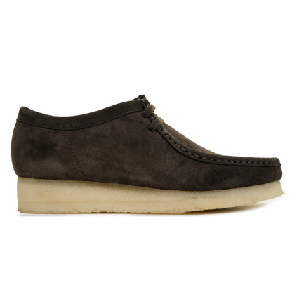 Clarks Originals Wallabee Shoe Dark Brown Suede