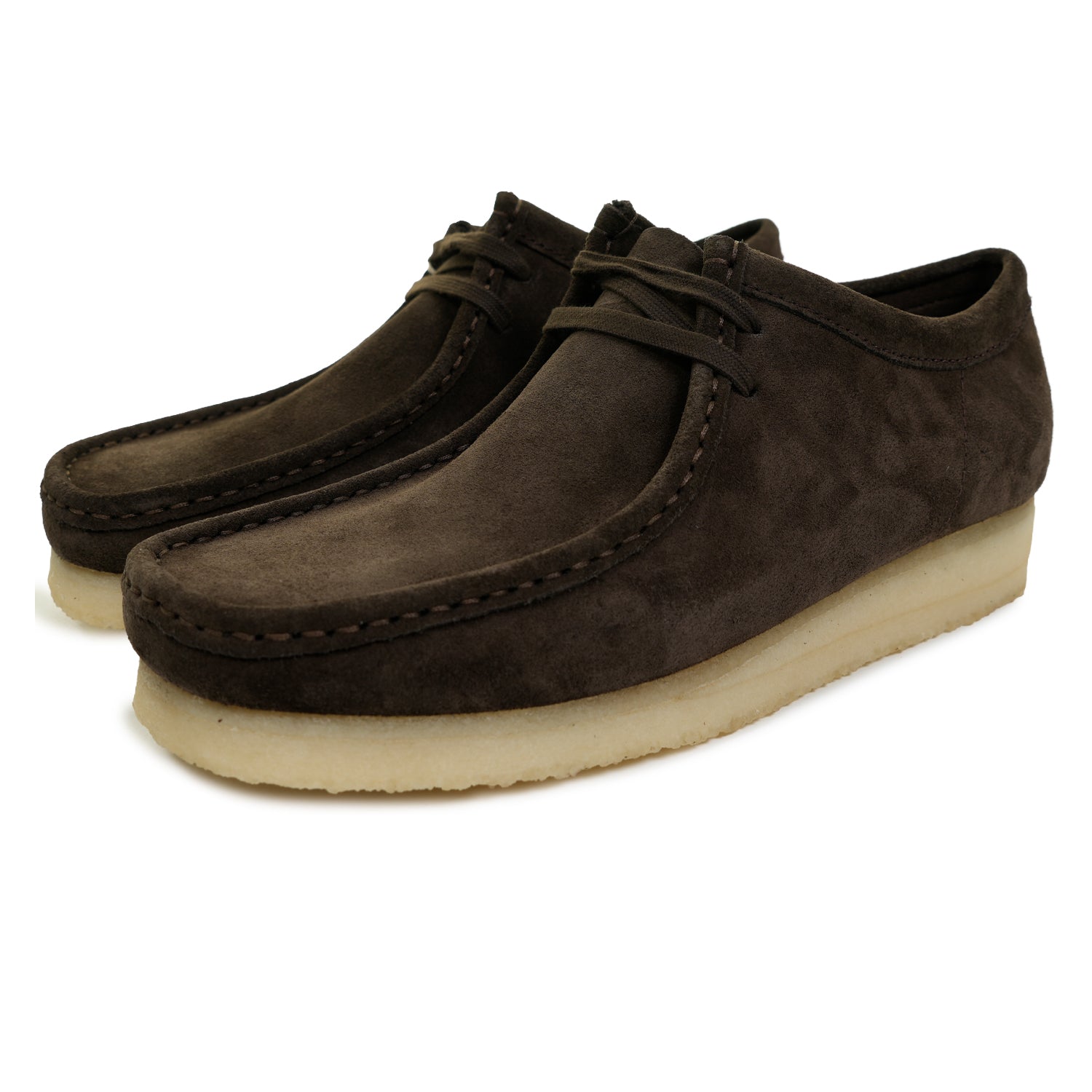 Wallabee Shoe Dark Brown Suede