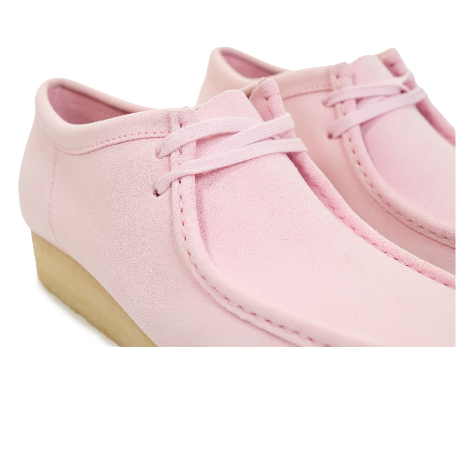Wallabee Shoe Light Pink Suede