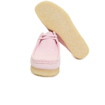 Wallabee Shoe Light Pink Suede