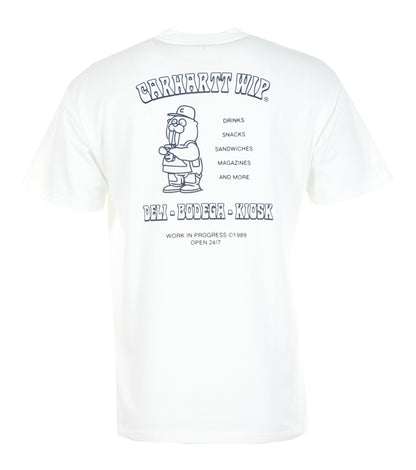 Short Sleeve Sandwich T Shirt White
