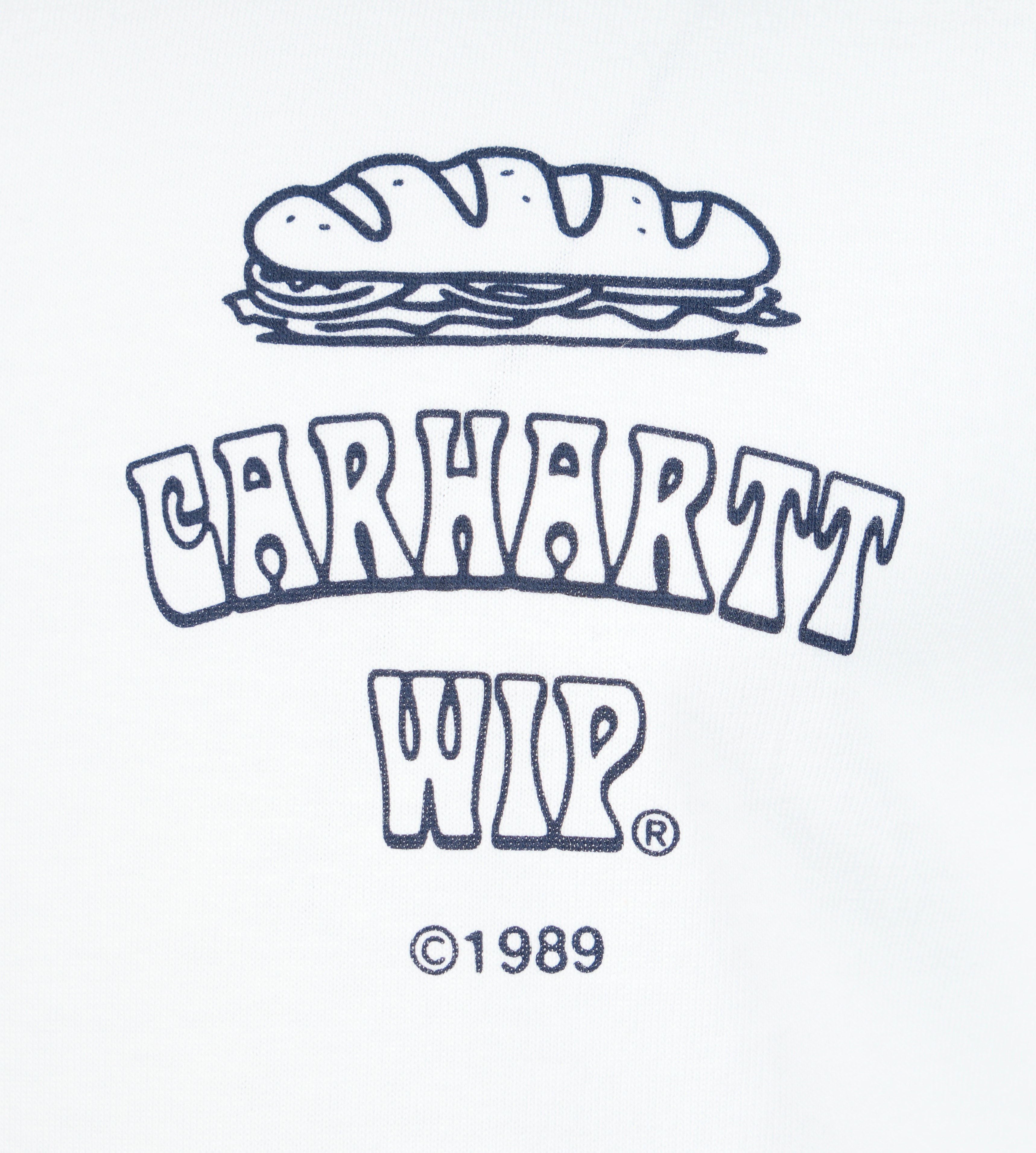 Short Sleeve Sandwich T Shirt White