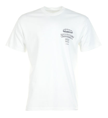 Short Sleeve Sandwich T Shirt White