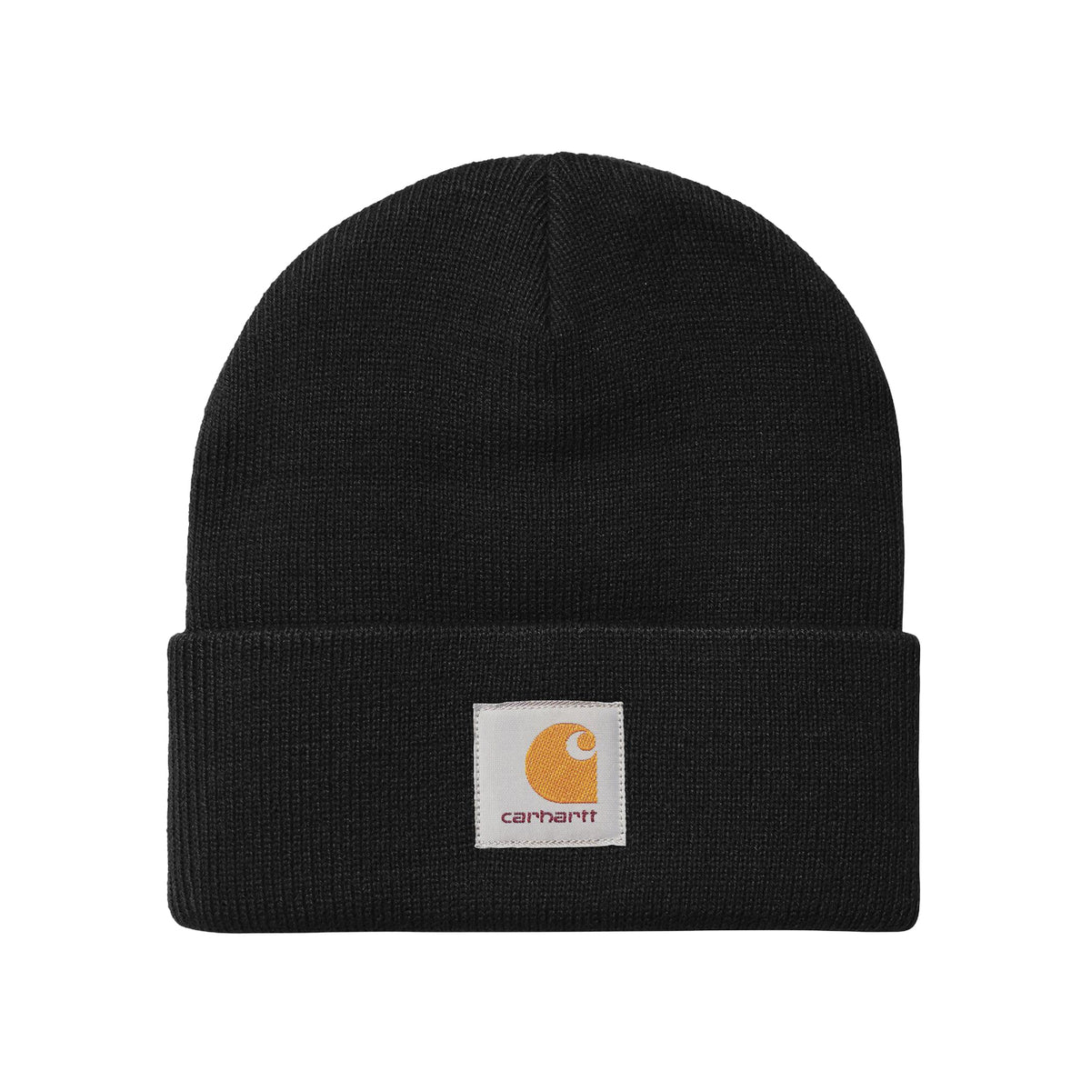 Short Acrylic Watch Hat Black